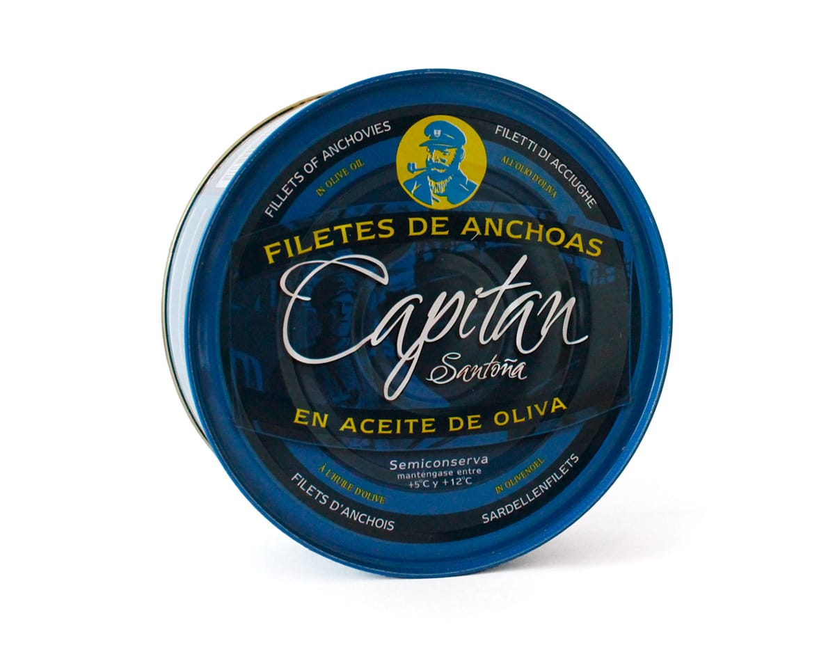 Acciughe in olio di oliva CAPITÁN 500g
