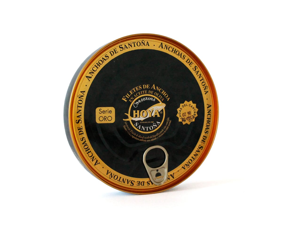 Dando la lata desde 1940 7 Anchoas del Cantábrico en aceite de oliva HOYA SERIE ORO 170g