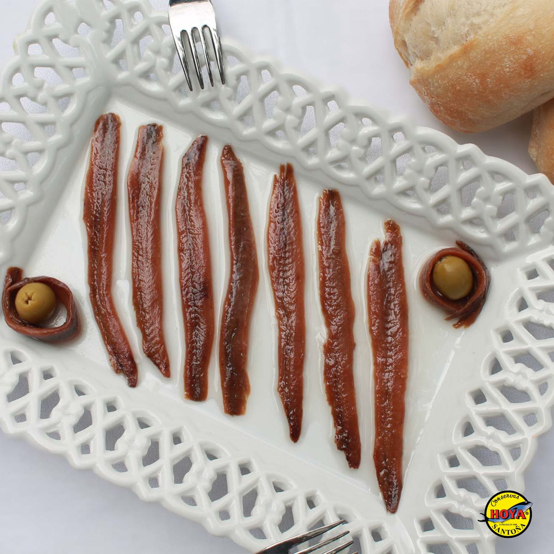 Anchoas del Cantábrico en aceite de oliva HOYA 170g 2 Anchoas del Cantábrico en aceite de oliva HOYA 170g - Image 2