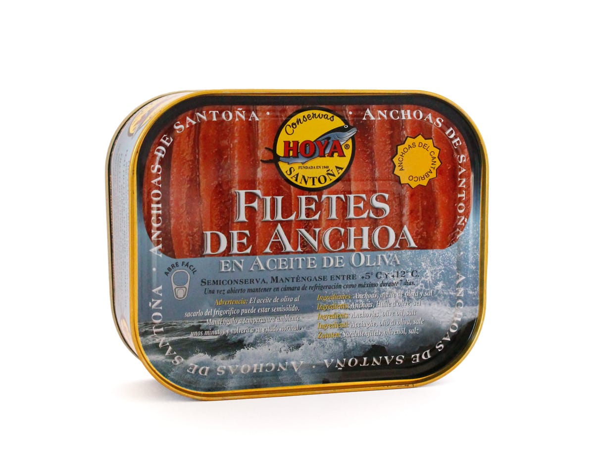 Anchoas del Cantábrico en aceite de oliva HOYA 360g