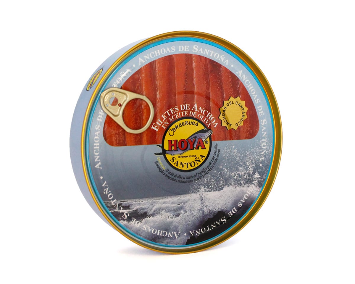 Anchoas del Cantábrico en aceite de oliva HOYA 250g