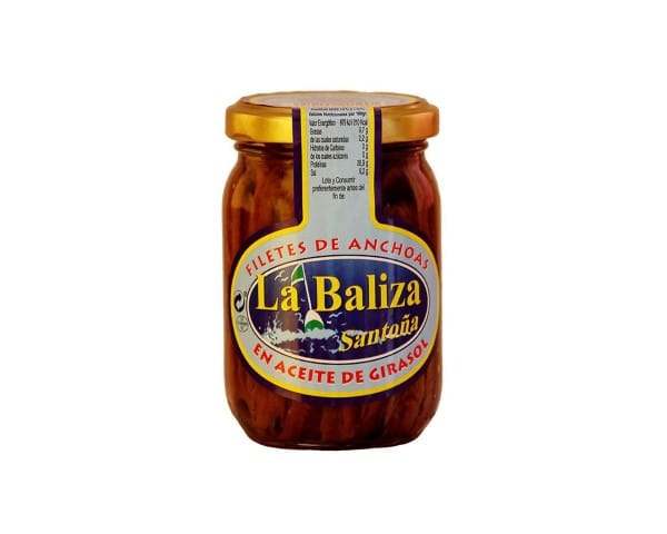 Bocal d'Anchois à l'huile de tournesol La Baliza 210g