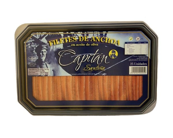 Bocal plastique avec Anchois à l'huile d'olive CAPITAN 300g