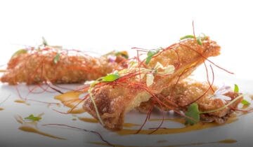 Cantabrian sardine patties with spicy sauce