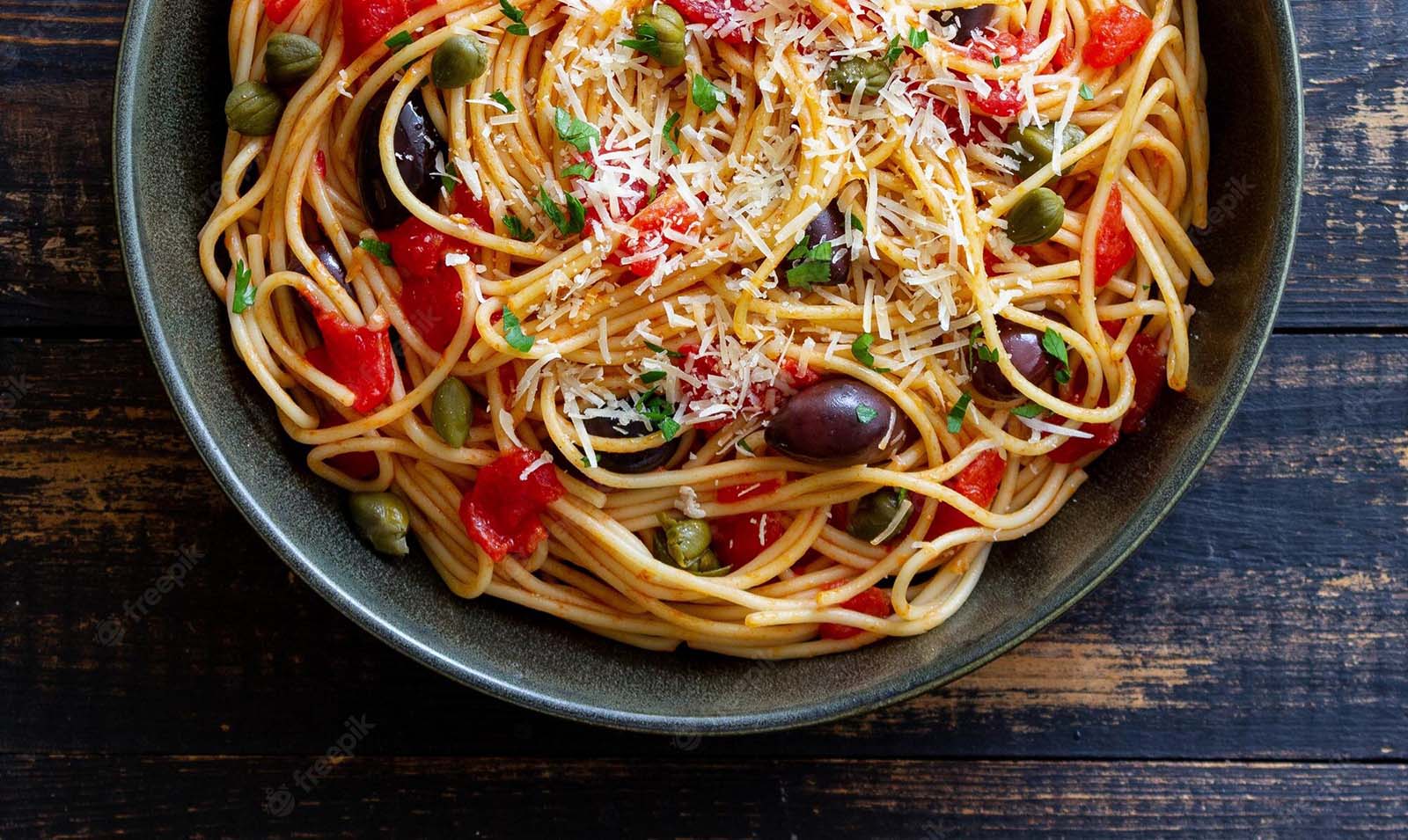 pasta con anchoas