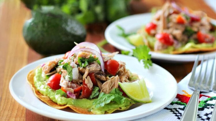 Ceviche di tonno bianco con conserve di Hoya